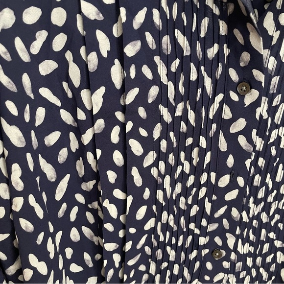 3.1 Phillip Lim Silk Flowy Button Down Blouse - Picture 8 of 9